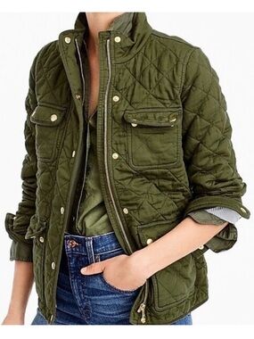 J. Crew Quilted Downtown Field Jacket XXS